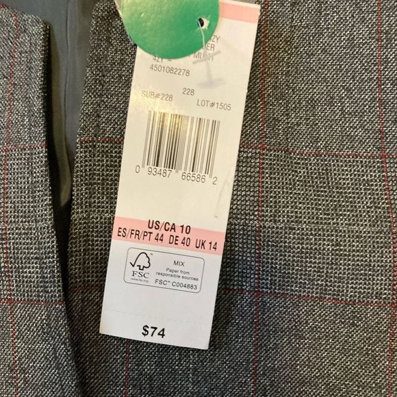 Black Label Blazer Jacket Size 10 NWT - Picture 4 of 8